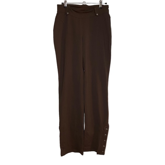Athleta Women’s Small TALL Day Tripper Pant Functional Snaps on Legs Wide‎ Leg - Picture 1 of 8